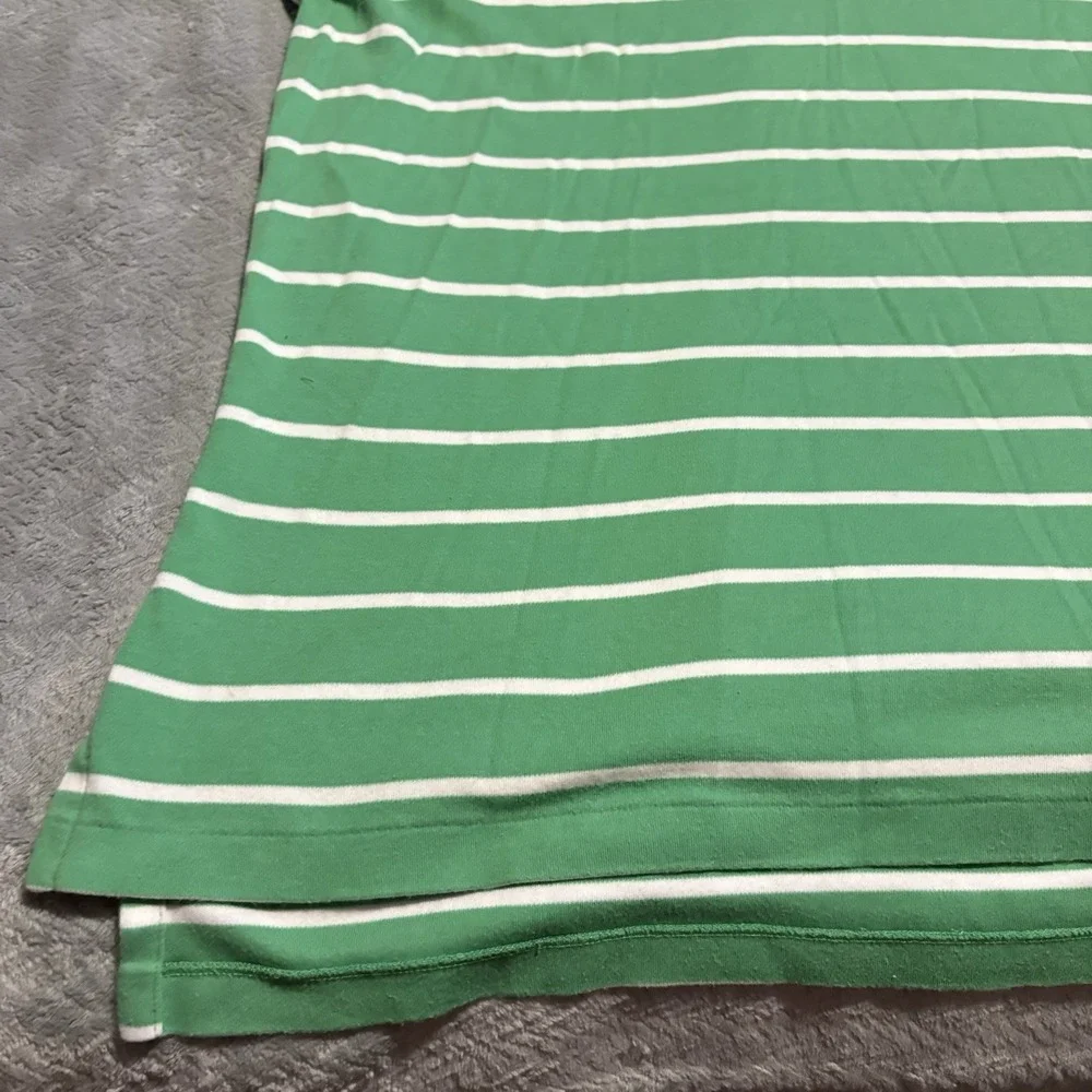Polo Ralph Lauren Men's XL Short Sleeve Green & White Polo Shirt